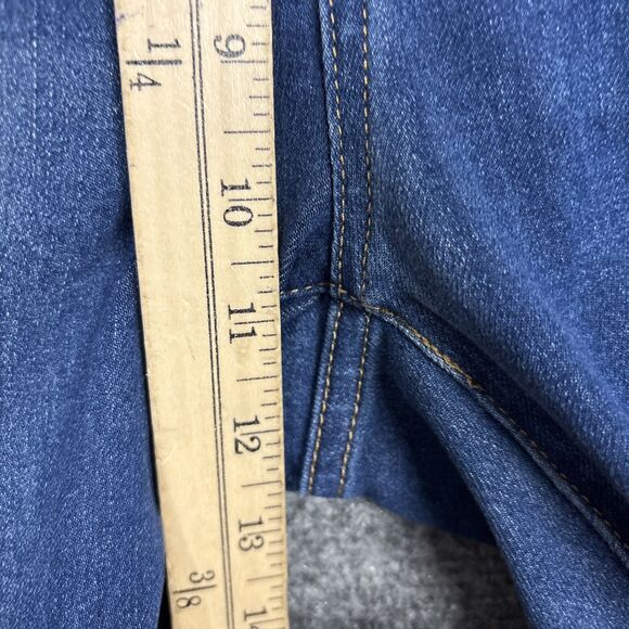 Soft Surroundings Jeans Womens Size M Blue Pull On - Picture 6 of 10